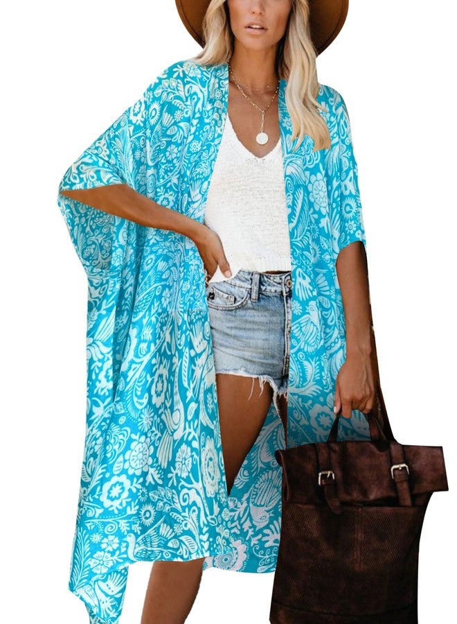 Moss Rose Women Summer Bikini Kimono Bathing Suit Cover Ups for Swimwear - Image 1